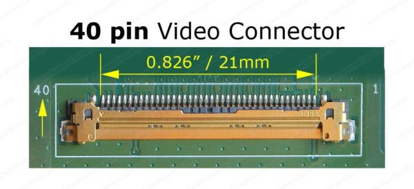 Laptop display 12.5 inch LP125WH2(TL)(B2) 1366x768 HD 6 holes tn right connector 40 pin - imagine 3