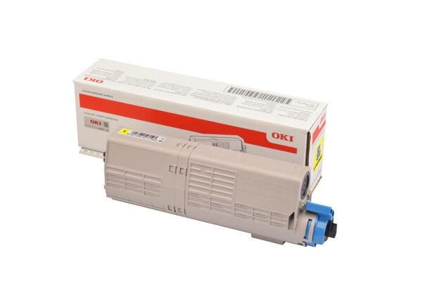 Toner Original OKI Yellow, 46490605, pentru C532|C542|MC563|MC573, 6K,"46490605"