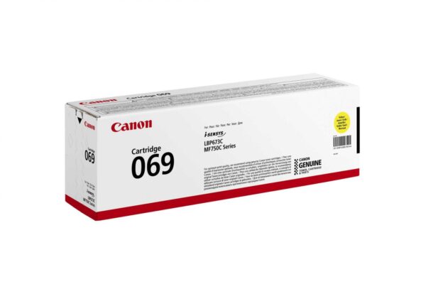 Toner Original Canon Yellow, CRG-069Y, pentru LBP 673|MF 752|MF 754, 1.9K, "5091C002AA"