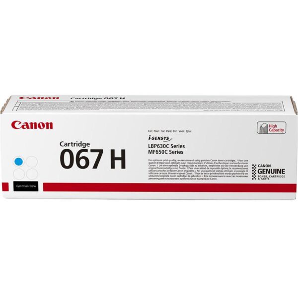 Toner Original Canon Cyan,CRG-067HC, pentru MF 651|MF 655|MF 657, 2.15K, incl.TV 1.2 RON, "5105C002AA"