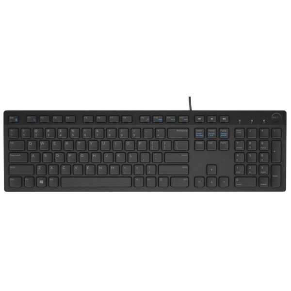 TASTATURI DELL, "KB216", cu fir, 104 taste format standard (104-108 taste), USB, negru, "580-ADHH-05"