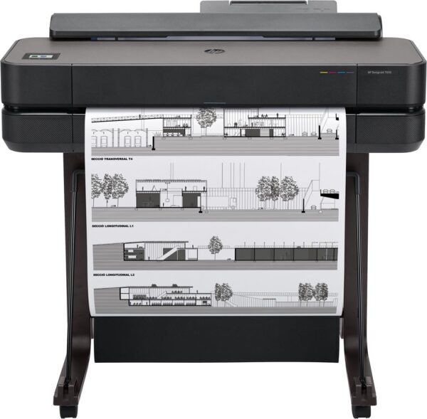 Plotter inkjet Color HP DesignJet T650, A1, Functii: Impr., Viteza de Printare Monocrom: 26sec, Viteza de printare color: , Conectivitate:USB|Retea|WiFi, Duplex:, ADF:Nu(Timbru Verde 40lei) "5HB08A"