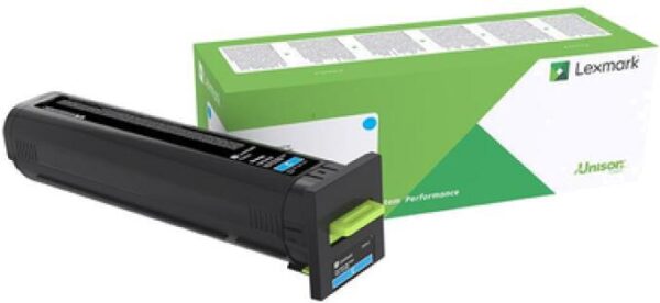 Toner Original Lexmark Cyan, 72K2XCE, pentru CS820, 22K, "72K2XCE"