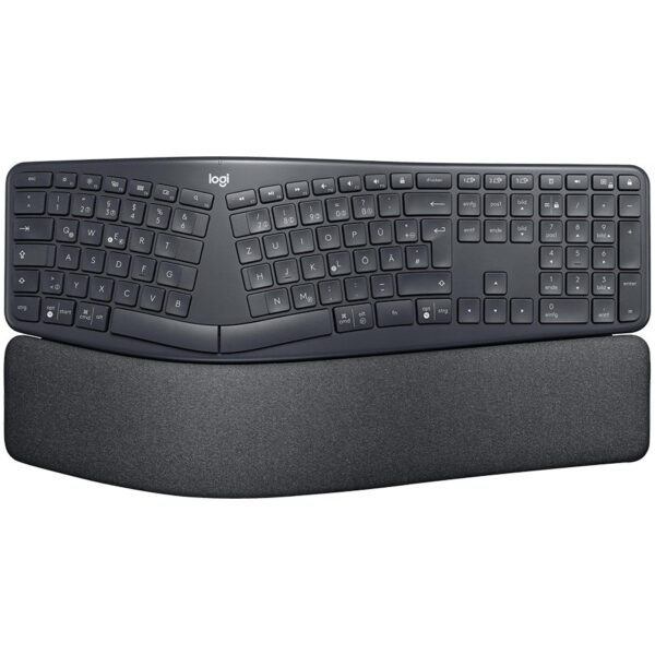 LOGITECH Ergo K860 Keyboard - Graphite (US), "920-010108"