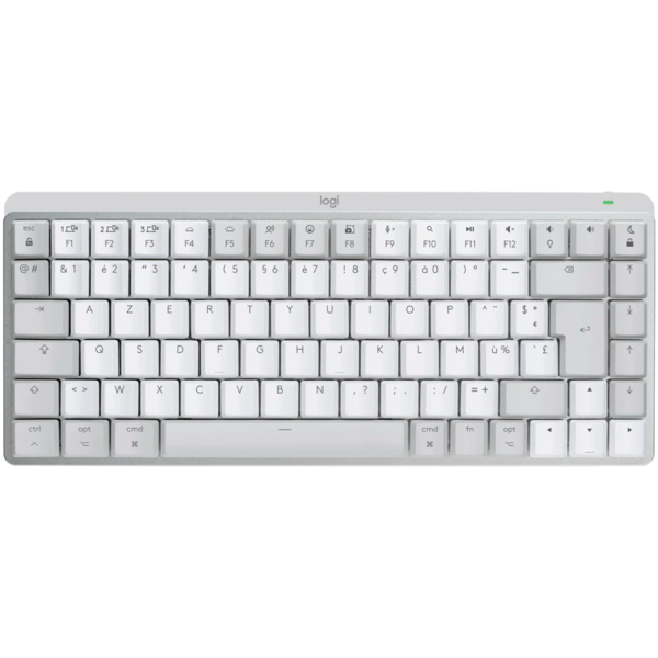 LOGITECH MX Mechanical Mini for Mac Minimalist Wireless Illuminated Keyboard  - PALE GREY - US INTL - 2.4GHZ/BT - EMEA - TACTILE "920-010799"