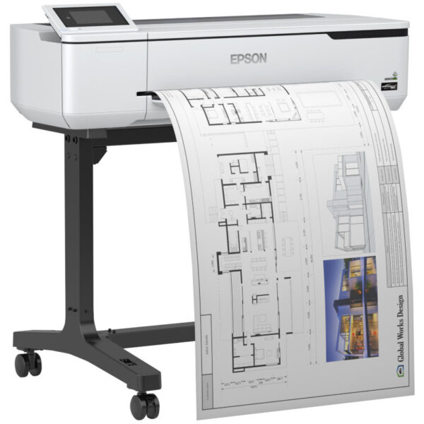 Plotter Inkjet Color Epson Surecolor T5100, A0,Functii: Impr.,Viteza de Print Mono: nespec.Viteza de Print color: nespec., Conectiv:USB|Ret|WiFi, Duplex:nu, ADF:Nu(timbru verde 78 lei) "C11CF12301A0"