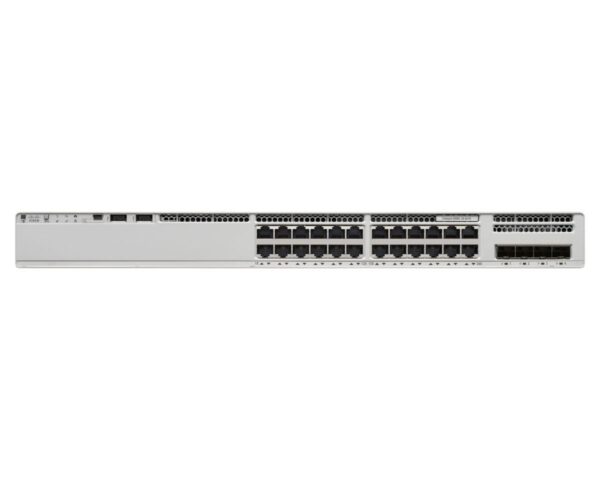 SWITCH CISCO, porturi Gigabit x 24, SFP x 4, managed, rackabil,  carcasa metalica, "C9200L-24T-4X-E" (timbru verde 2 lei)