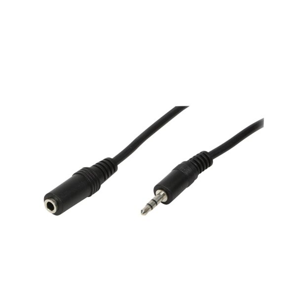 CABLU audio LOGILINK prelungitor stereo (3.5 mm jack M/T), 10m, negru, "CA1056"