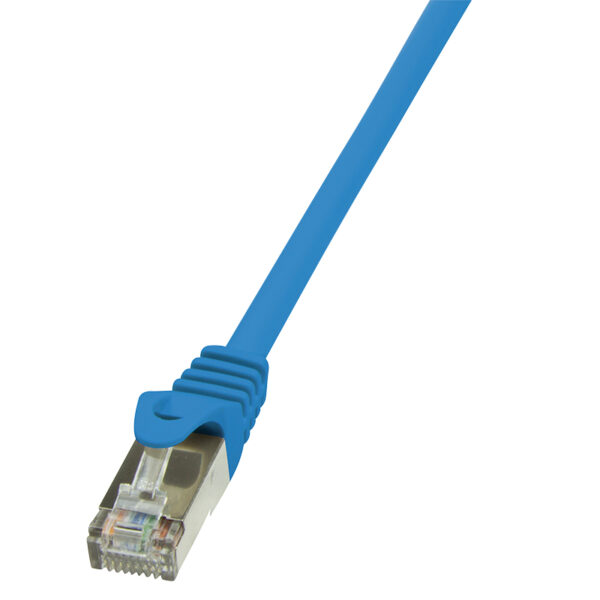 PATCH CORD FTP LOGILINK Cat5e, cupru-aluminiu, 3m, albastru, AWG27, ecranat "CP1066S"