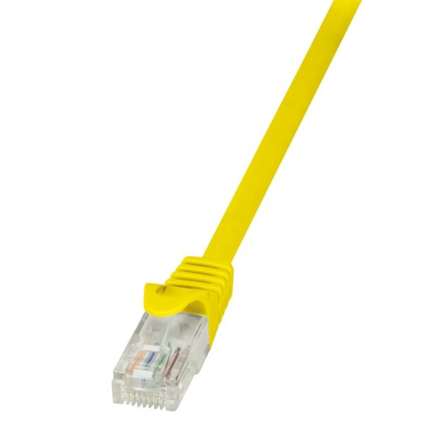 PATCH CORD UTP LOGILINK Cat6, cupru-aluminiu, 1.5 m, galben, AWG24, "CP2047U"