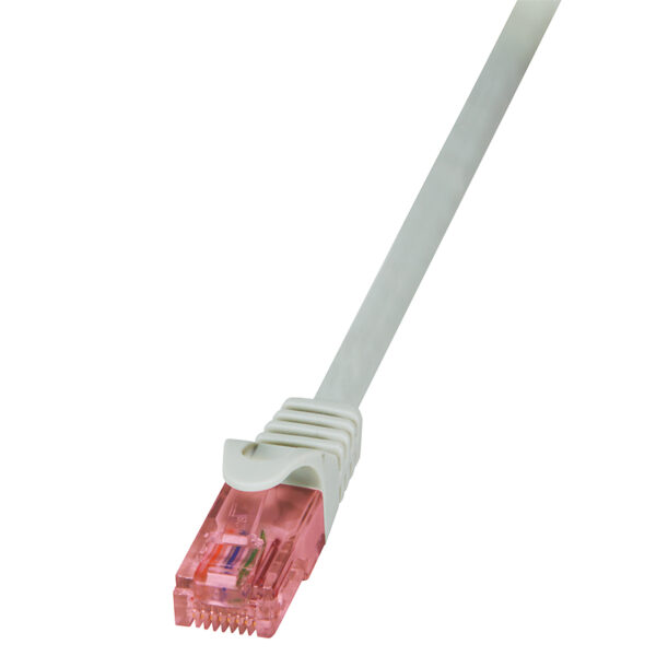 PATCH CORD UTP LOGILINK Cat6, LSZH, cupru, 2 m, gri, AWG26, "CQ2052U"