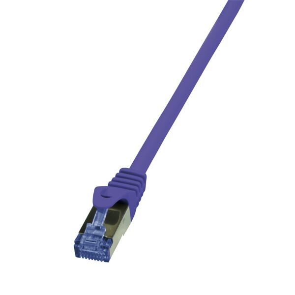 PATCH CORD S/FTP LOGILINK Cat6a, LSZH, cupru, 5 m, violet, AWG26, dublu ecranat "CQ307VS"