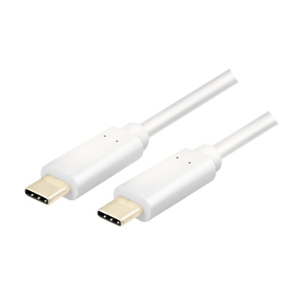 CABLU alimentare si date LOGILINK, pt. smartphone, USB 3.2, USB Type-C (T) la USB Type-C (T), 1m, alb, "CU0131"