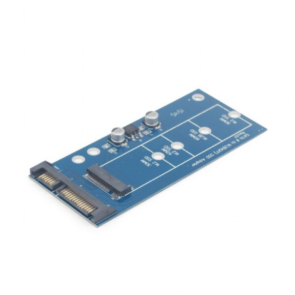 ADAPTOR GEMBIRD M.2 (M)(NGFF) la S-ATA 3 1.8" (T), adaptor pt. SSD M.2 la S-ATA, "EE18-M2S3PCB-01"