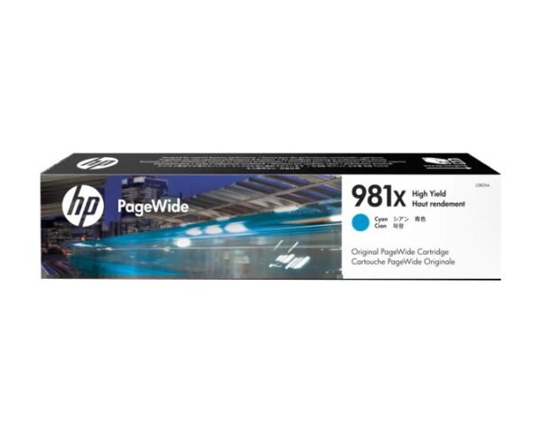 Cartus Cerneala Original HP Cyan, nr.981XL, pentru PageWide  E58650|556|586, 11K, , "L0R09A"