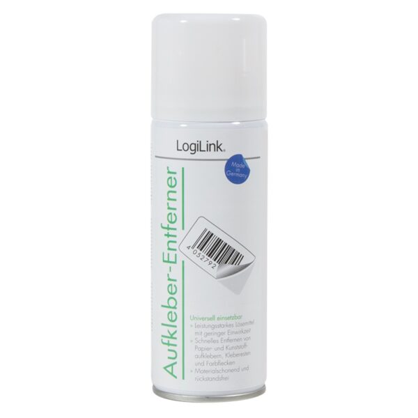 SPRAY SOLVENT LOGILINK, 200ml, expunere scurta, pt. autocolante / plastic / adezivi / vopsea, "RP0016"