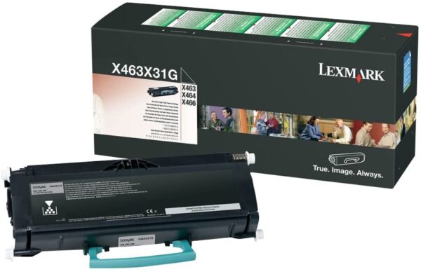 Toner Original Lexmark Black, X463X31G, pentru X463|X464|X466, 15K,  , "X463X31G"