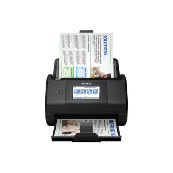 Scanner Portabil  EPSON ES-580W, A4, Viteza de scanare duplex: 35ppm/70ipm, Optiuni: , Conectivitate:USB|WiFi, Scanare ambele fete:Da, ADF:100coli(Timbru  Verde11Lei) "B11B258401"