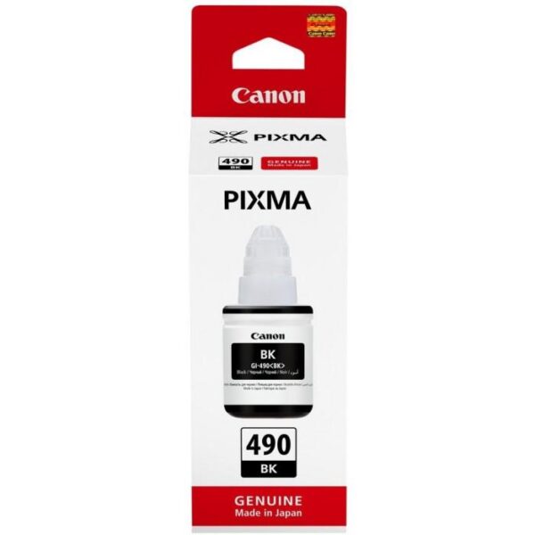 Cartus Cerneala Original Canon Black, GI-490BK, pentru G1400|G2400|G3400 , 135ml, , "BS0663C001AA"