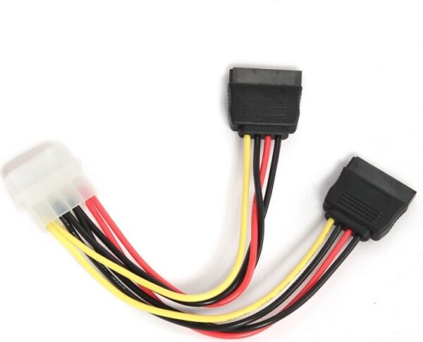 CABLU alimentare GEMBIRD, adaptor Molex la 2 x S-ATA, 30cm "CC-SATA-PSY-0.3M"