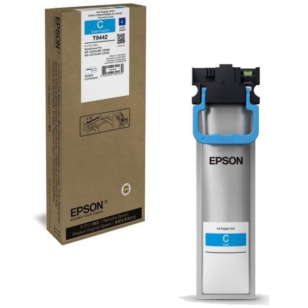 Cartus Cerneala Original Epson Cyan, T944240, pentru WF-C5210|C5710|C5290, , , "C13T944240"