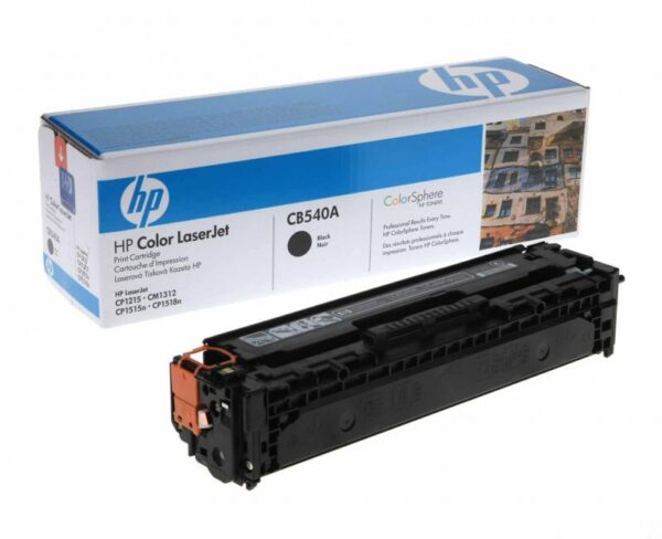 Toner Original HP Black, nr.125A, pentru Color LaserJet CM6030| CM6040| CP6015, 2.2K,  , "CB540A"