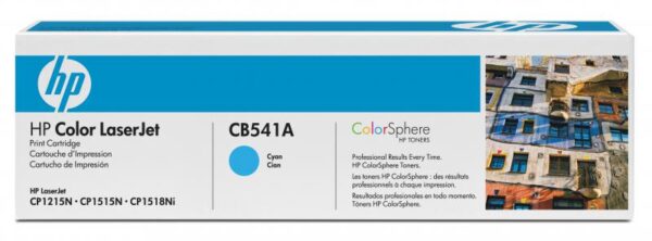 Toner Original HP Cyan, nr.125A, pentru Color LaserJet CM6030| CM6040| CP6015, 1.4K,  , "CB541A"