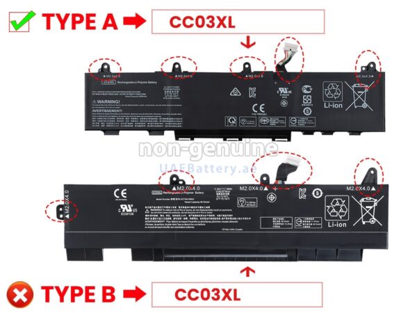 Baterie laptop HP ZBook Firefly 14 G7 G8 EliteBook 830 835 840 845 G7 G8 HSTNN-DB9Q HSTNN-IB9F HSTNN-LB8Q CC03XL Model A - imagine 4