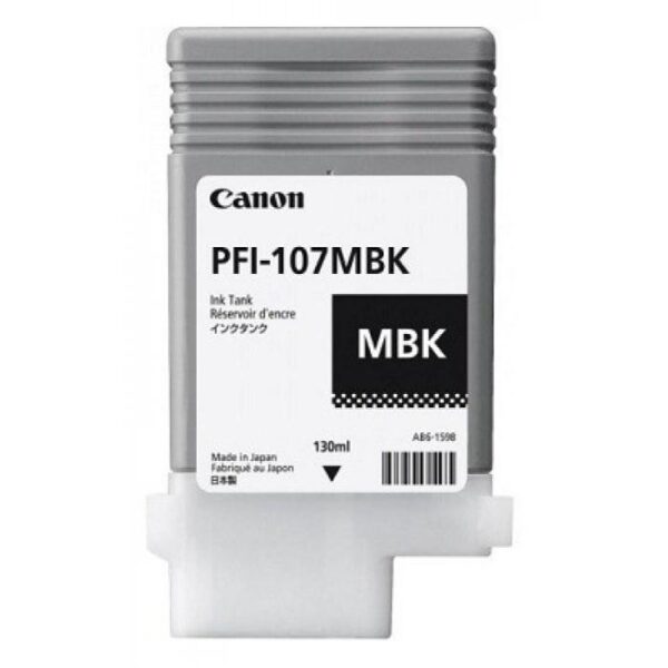 Cartus Cerneala Original Canon Matte Black, PFI-107MB, pentru IPF 670|680|685|770|780|785, , ,NOPP, "CF6704B001AA"