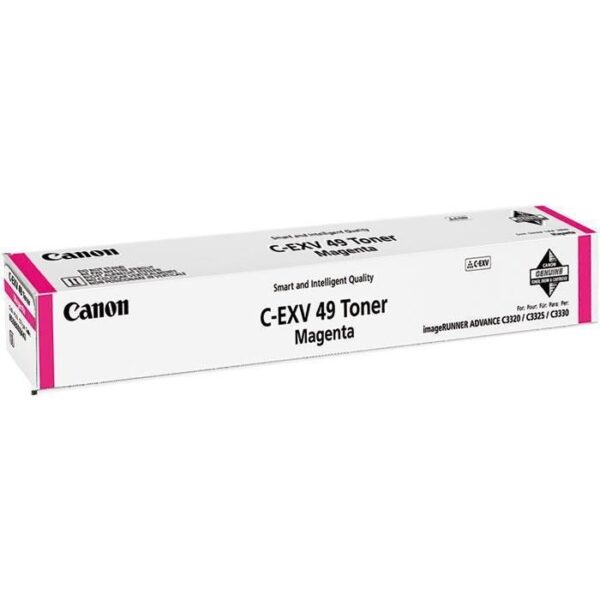 Toner Original Canon Magenta, EXV49M, pentru IR C3320 Advance|IR C3320I Advance|IR C3325I Advance|IR C3330I Advance|IR C3520I Advance|IR C3525I Advance|IR C3530I Advance, 19K,NOPP, "CF8526B002AA"