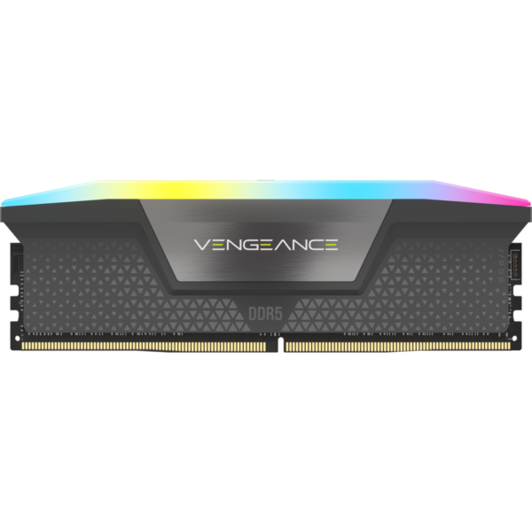 Memorie DDR Corsair "VENGEANCE" DDR5 64GB frecventa 5200 MHz, 32GB x 2 module, radiator, iluminare RGB, latenta CL40, "CMH64GX5M2B5200Z40K"