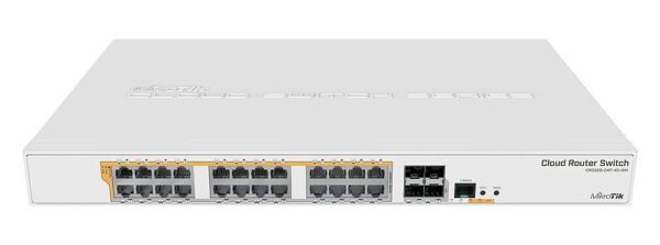 NET ROUTER/SWITCH 24 POE+/SFP+/CRS328-24P-4S+RM MIKROTIK, "CRS328-24P-4S+RM" (timbru verde 2 lei)