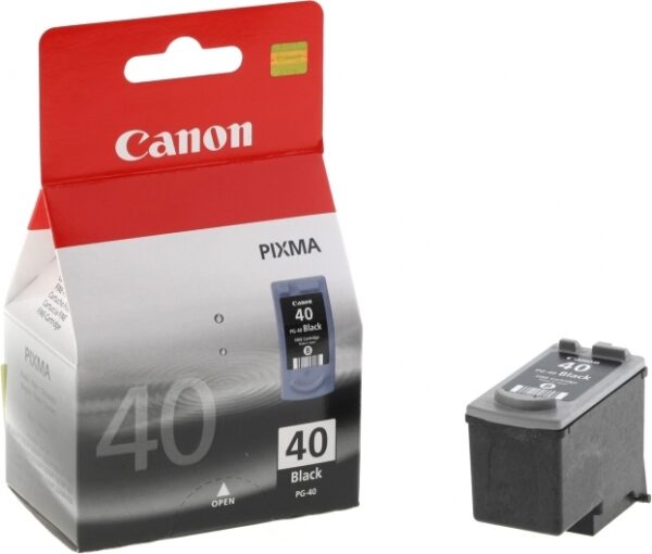 Cartus Cerneala Original Canon Black, PG-40, pentru Pixma IP1200|IP1300|IP1600|IP1700|IP1800|IP1900|IP2200|IP2500|IP2600|MP140|MP150|MP160|MP170|MP180|MP190|MP210|MP220|MP450, , , "BS0615B001AA"