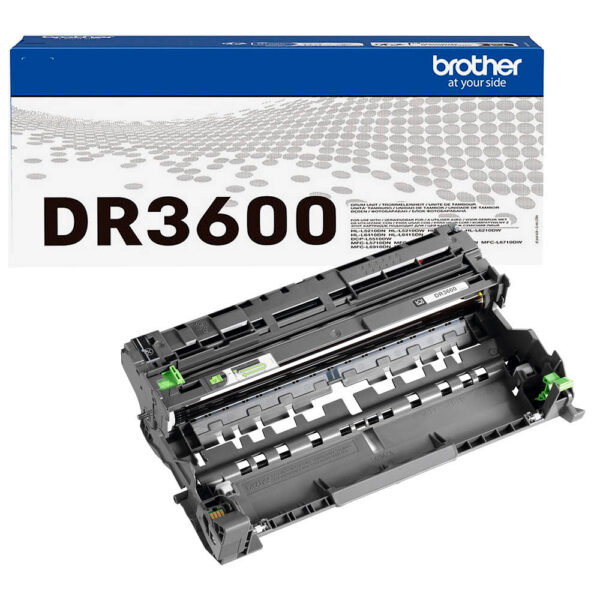 Drum Unit Original Brother Black,DR3600, pentru HL-L5210|HL-L6210|HL-L6410|DCP-L5510|MFC-L5710|MFC-L6710|MFC-L6910, 75K, incl.TV 1.2 RON, "DR3600"