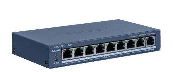 SWITCH. PoE Hikvision SWITCH 8PORTURI 8XPOE  SMARTMANAGED "DS-3E1309P-EI/M" (timbru verde 2 lei)