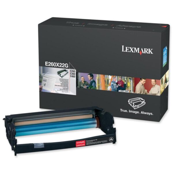 Drum Unit Original Lexmark Black, E260X22G, pentru E260, 30K, , "E260X22G"