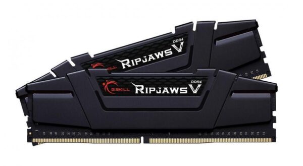 Memorie DDR G.Skill - gaming "Ripjaws V" DDR4 8GB frecventa 3200 MHz, 4GB x 2 module, radiator, latenta CL16, "F4-3200C16D-8GVKB"