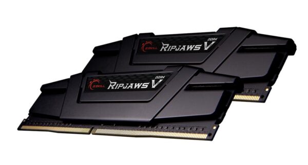 Memorie DDR G.Skill - gaming "Ripjaws V" DDR4 32GB frecventa 3600 MHz, 16GB x 2 module, radiator, latenta CL18, "F4-3600C18D-32GVK"