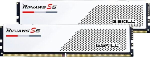 Memorie DDR G.Skill - gaming "Ripjaws" DDR5 64GB frecventa 4800 MHz, 32GB x 2 module, radiator, latenta CL30, "F5-6000J3040G32GX2-RS5W"