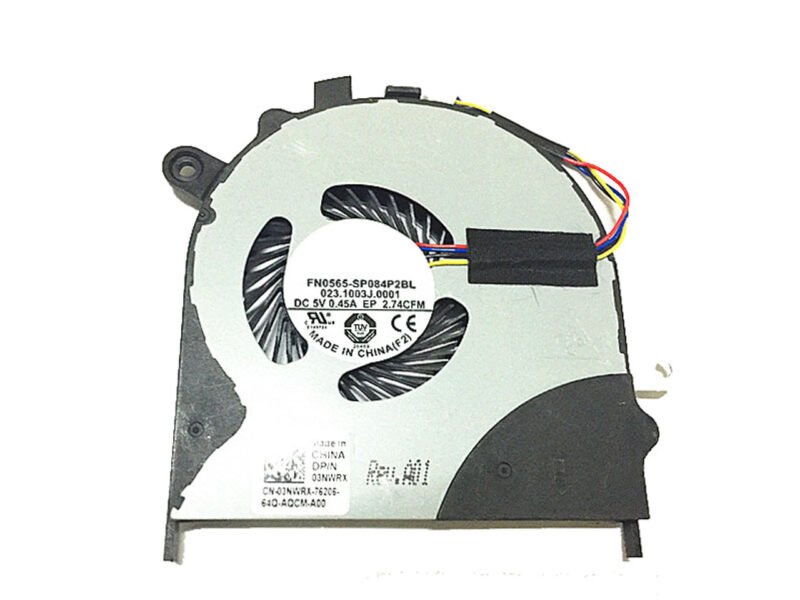 Cooler/FAN for Dell Inspiron 13 7347 7348 7352 7353 7359 15 7558 7568 DW2RJ 0DW2RJ