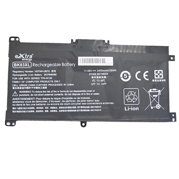 Baterie laptop HP Pavilion x360 14-BA 14-BA015NW 14-BA022NW 14-BA024NW 14-BA102NW 14-BA104NW BK03XL - imagine 2