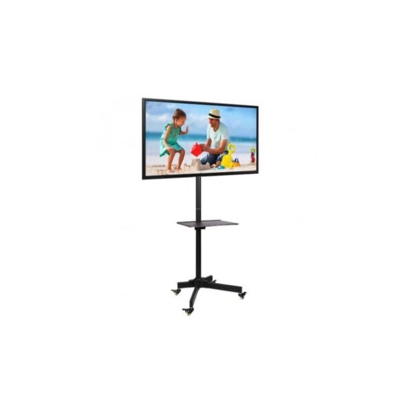 Stand TV mobil + raft DVD, reglabl, 23-55 inch, VESA 400x400, 25kg, negru, Techly ICA-TR21 100730 "ICA-TR21"