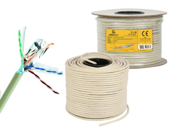 ROLA CABLU  UTP GEMBIRD, Cat6, 305m, Cupru-Aluminiu, Solid, AWG24, "UPC-6004SE-SOL"