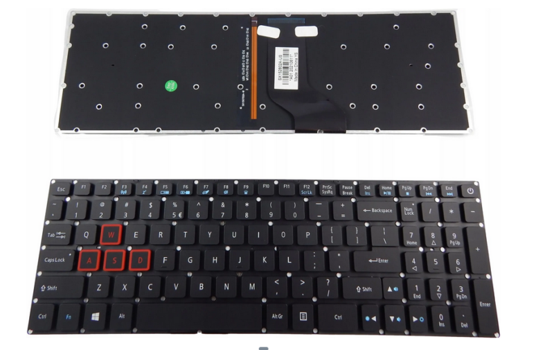 Tastatura laptop ACER Aspire V15 VN7-593 VN7-593G V17 VN7-793 VN7-793G  VX15 VX5-591 VX5-591G backlit panglica lata - imagine 2