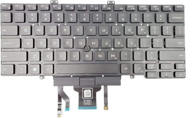 Laptop keyboard Dell Latitude 3400 5400 5401 5410 5411 7400 03J9FC backlit DUALPOINT