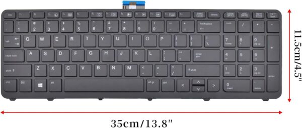 Tastatura laptop HP ZBOOK 15 G1 ZBOOK 15 G2 ZBOOK 17 G1 ZBOOK 17 G2  iluminata - imagine 3