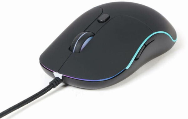 MOUSE GEMBIRD, PC sau NB, cu fir, USB, optic, 2400 dpi, butoane/scroll 6/1, scroll cu iluminare, negru, "MUS-UL-02"