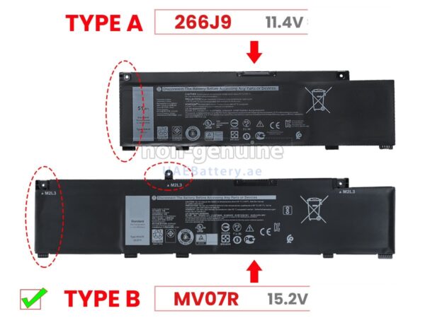 Baterie laptop Dell G3 15 3500 G5 15 5500 5505 5590 G7 7590 72WGV W5W19 MV07R Type B - imagine 3