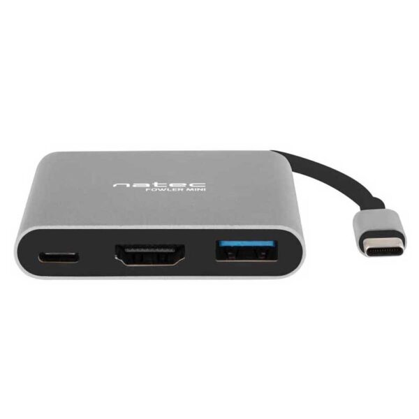 Adaptor multi HUB Natec Fowler Mini NMP-1607 USB-C 3.0