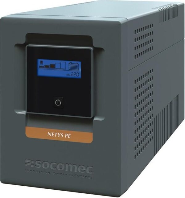 UPS SOCOMEC Line Int. cu management, tower, 2000VA/ 1200W,AVR,6xIEC,LCD,2x 24V/9Ah,Backup 60 min,incarcare 8h,conector USB,combo RJ45,fan,"Netys PE-LCD 2000VA" "NPE-2000-LCD" (timbru verde 40 lei)